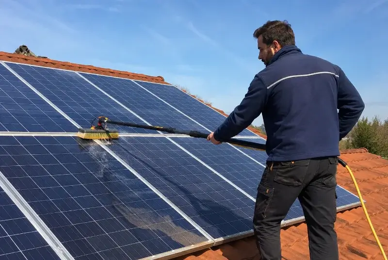 Nettoyage et entretien de panneaux solaires à Sainte-Jalle