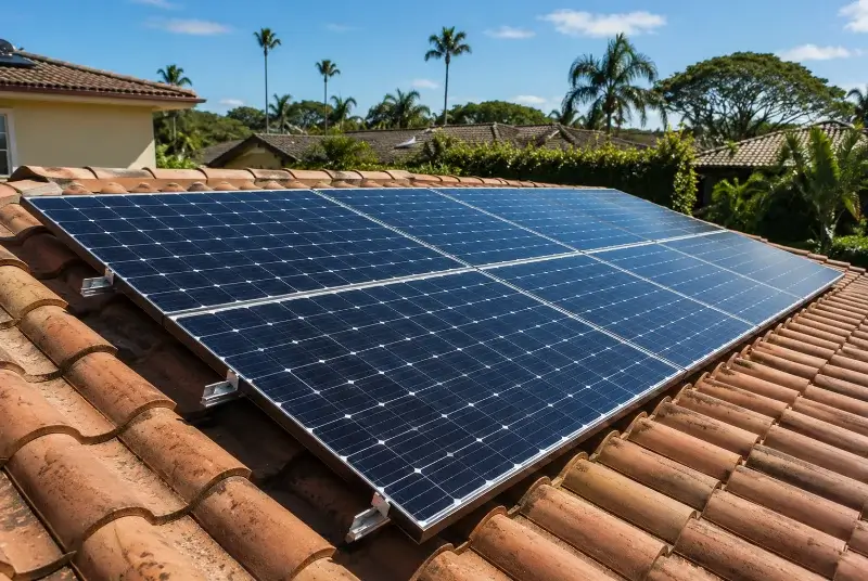Installation de panneaux solaires à Sainte-Jalle